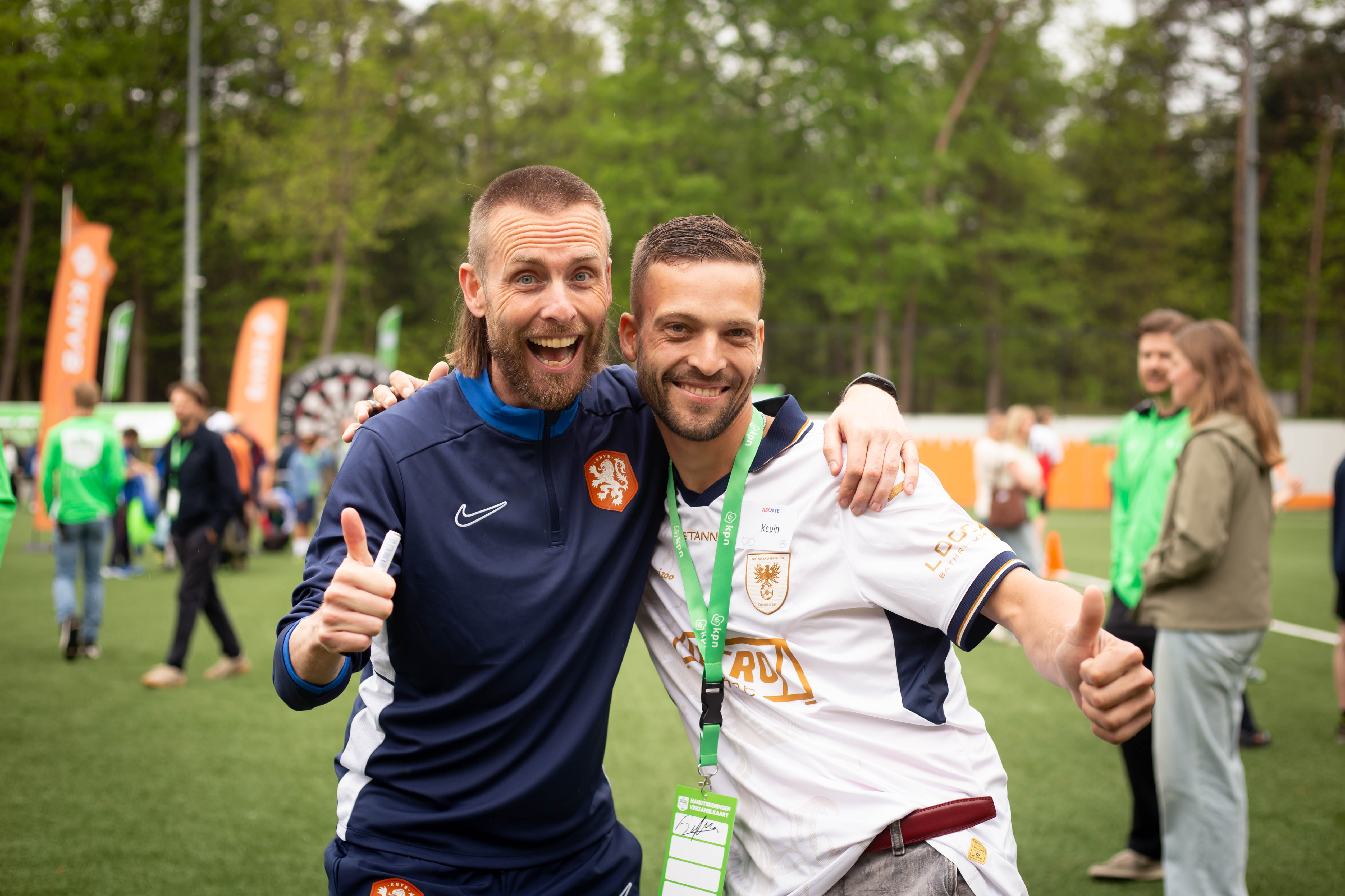 Kevin ontmoet Nathan Rutjes.